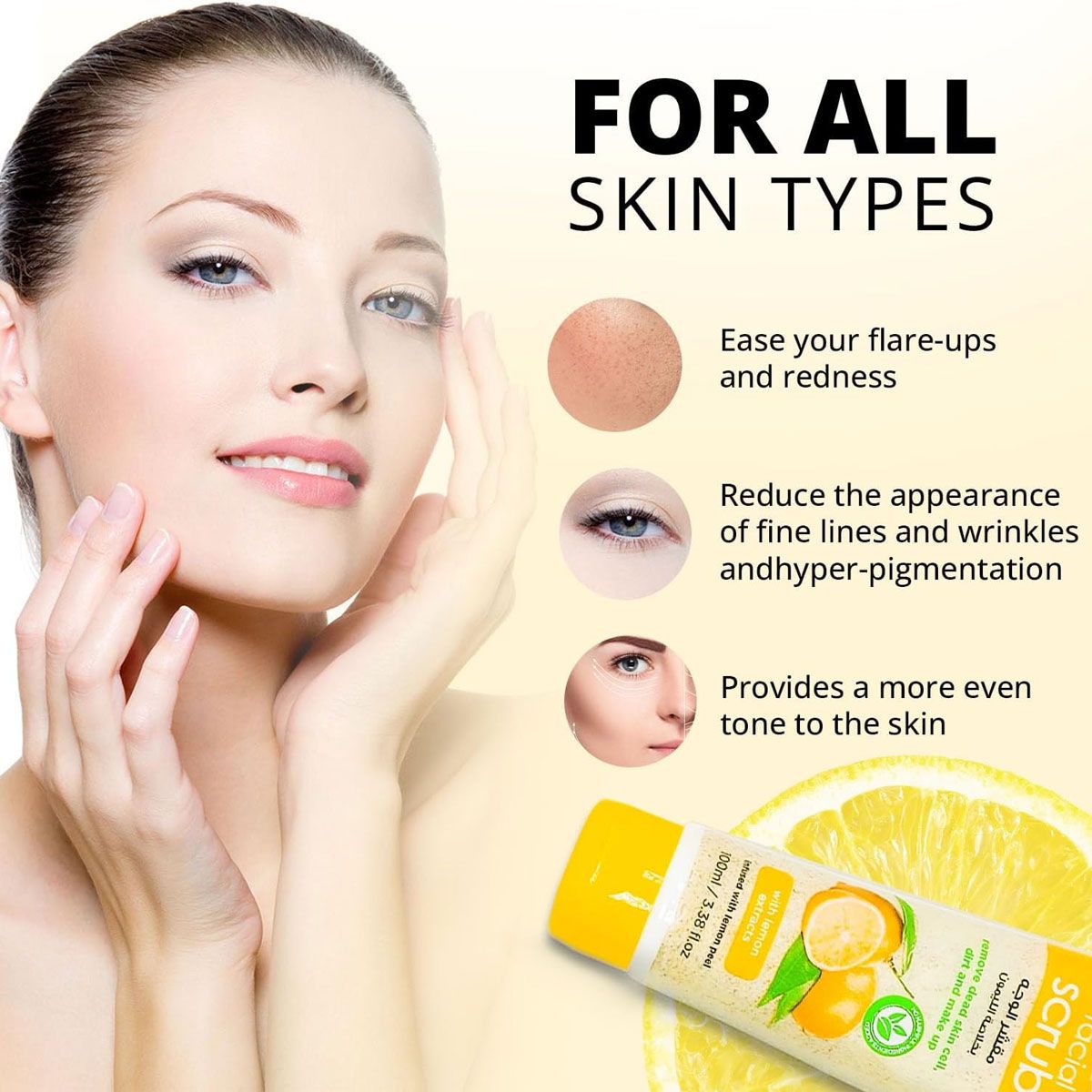 La Fresh Facial Scrub with Lemon Extract (100ml)