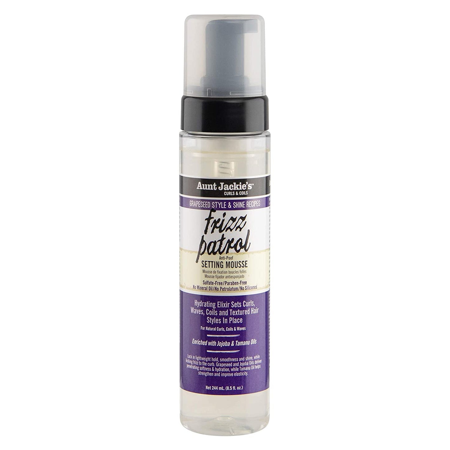 Aunt Jackie’s Frizz Patrol Anti-Poof Setting Mousse