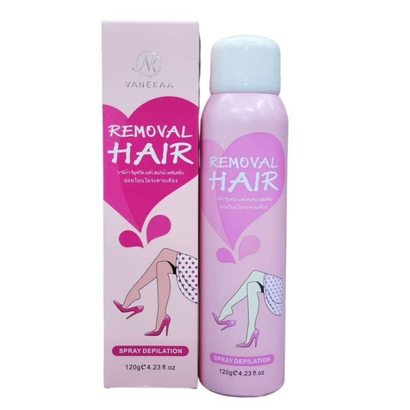 Vanekaa Hair Removal Spray Depilation - 120g (ORIGINAL THAILAND) sensitive skin option