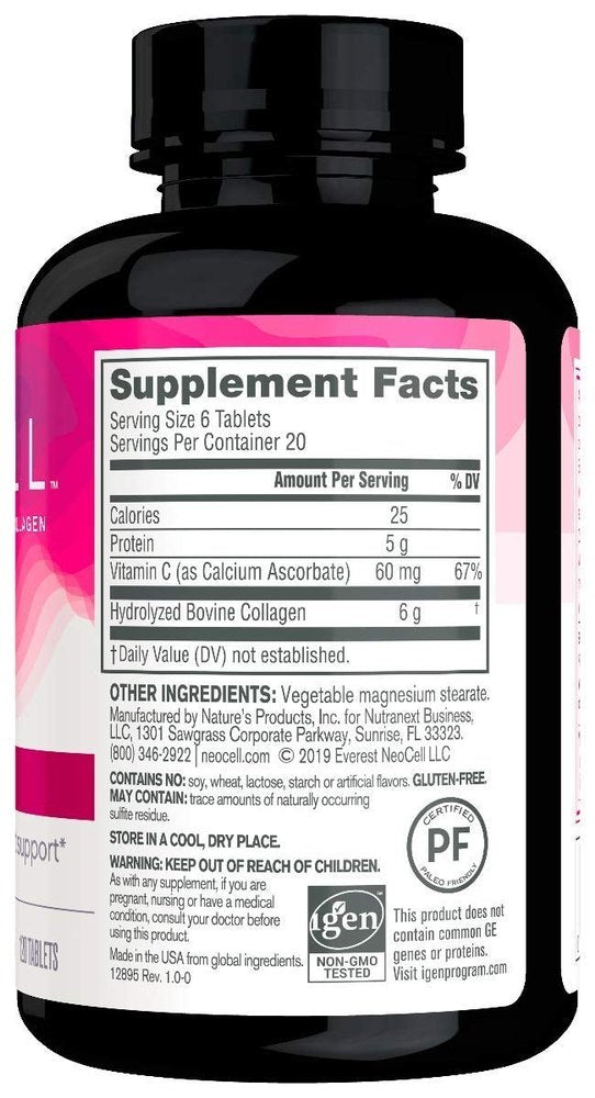 Neocell Super Collagen + C 120 Tablets