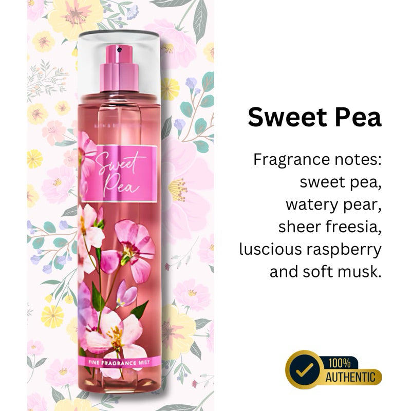 Bath & Body Works Sweet Pea Fine Fragrance Mist