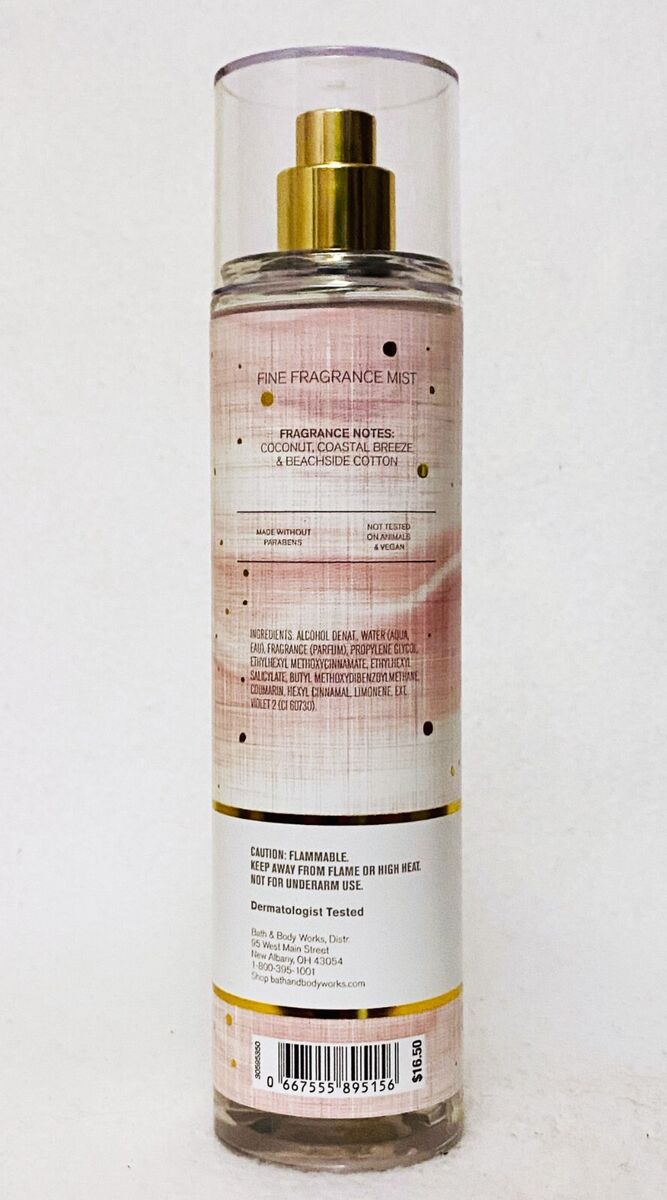 Bath & Body Works Fresh Coconut & Cotton Fine Fragrance Mist