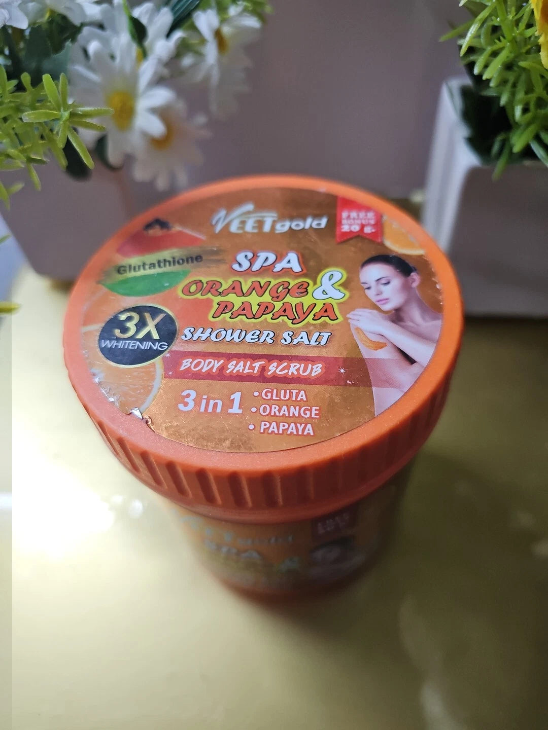 Veet Gold Spa Orange and Papaya Face & Body Scrub