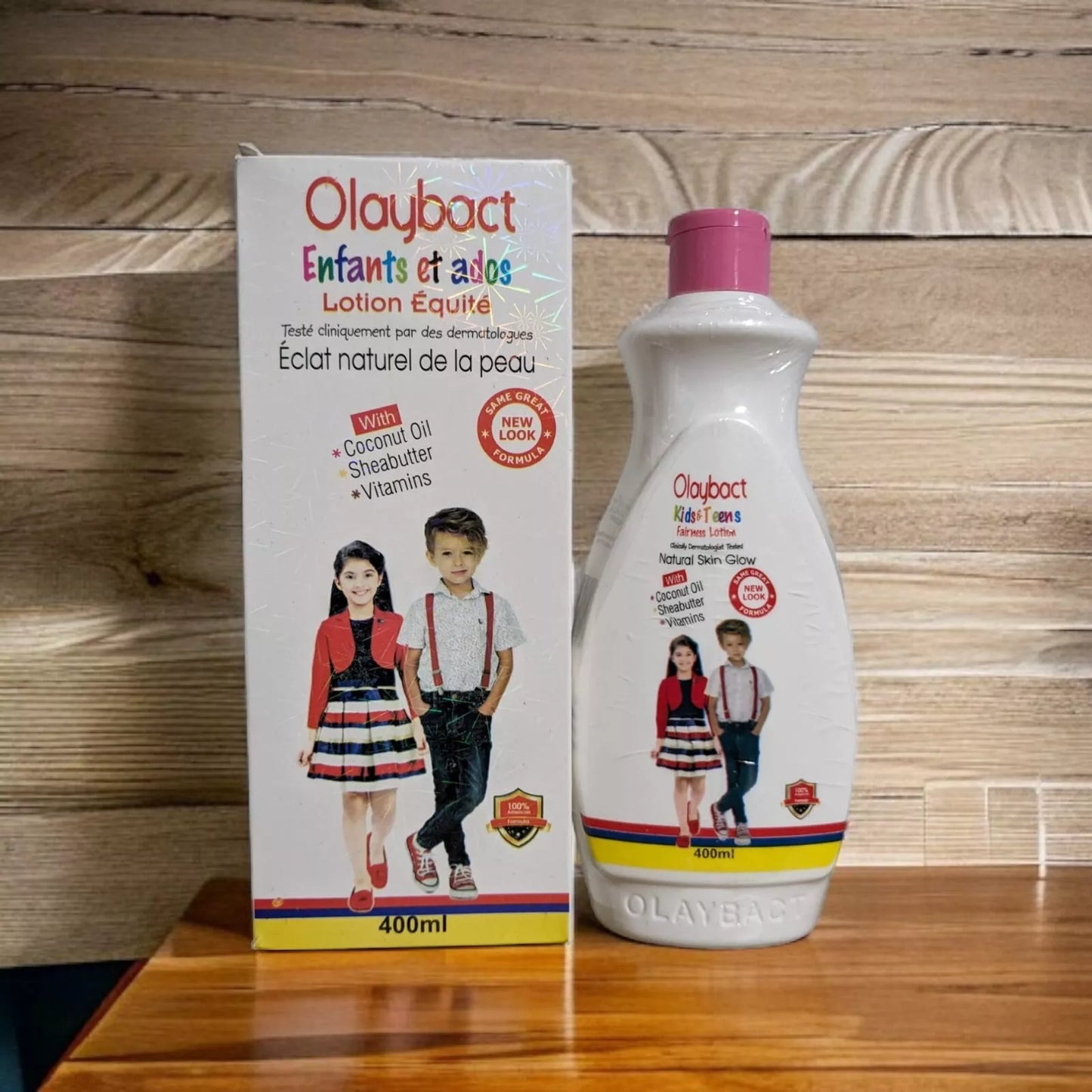 Olaybact Kids & Teens Natural Fairness Lotion 400ml