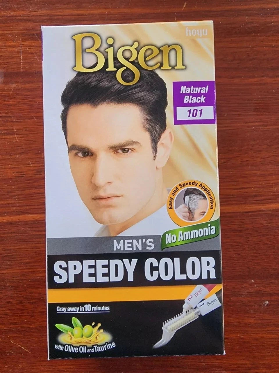 Bigen Men’s Speedy Hair Color 101 – Black Natural