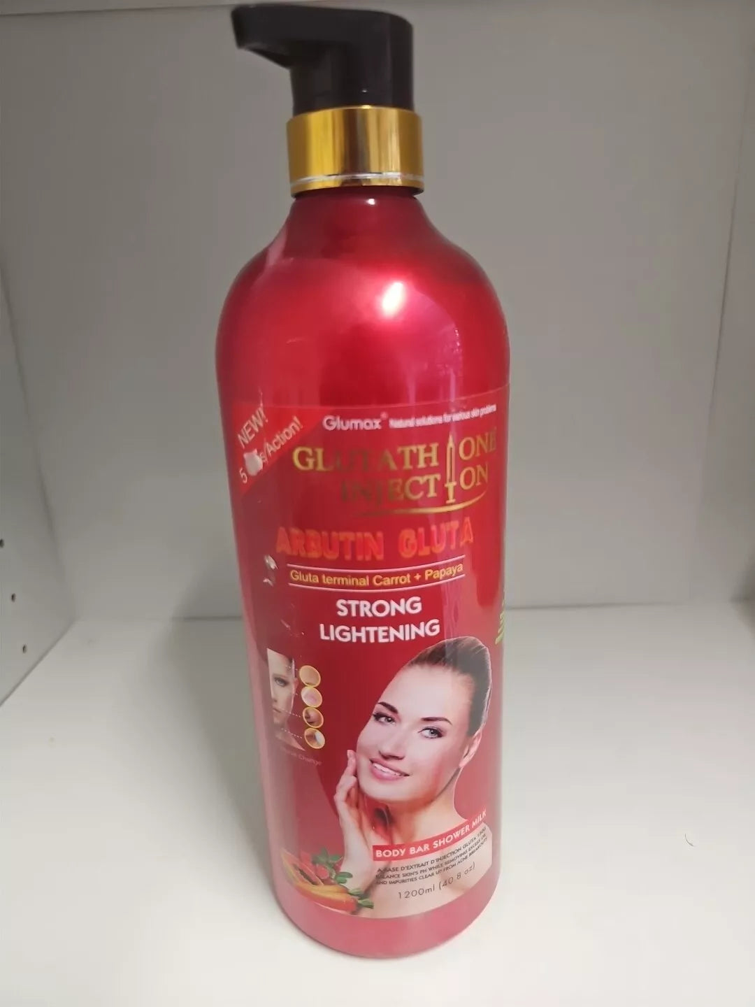 Glumax Glutathione Arbutin Gluta Strong Skin Lightening Body Milk Lotion
