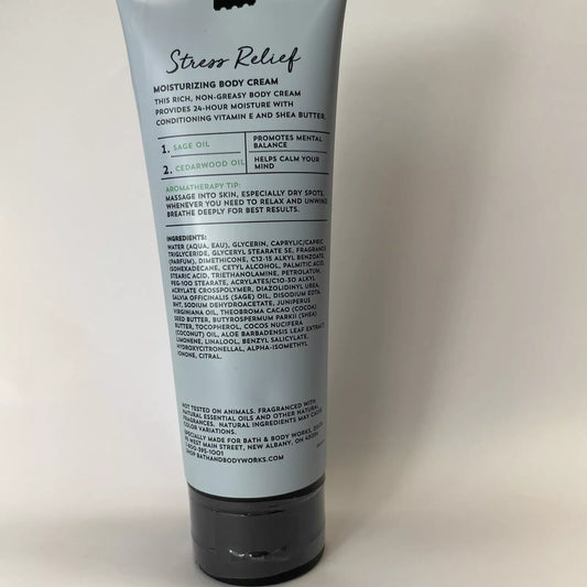 Bath & Body Works Aromatherapy Stress Relief Body Cream