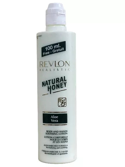 Revlon Realistic Natural Honey Body Lotion – Aloe Vera (600ml)