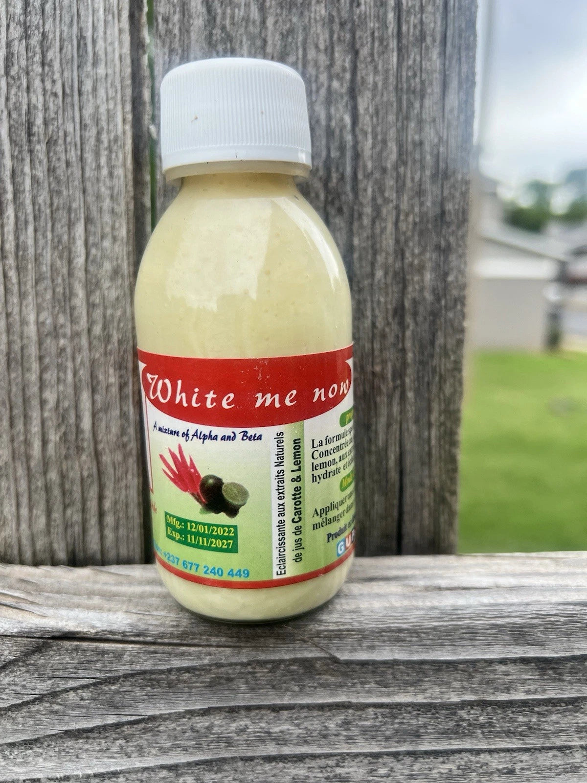 White Me Now Carrot, Lemon & Glutathione Serum Super Éclaircissant