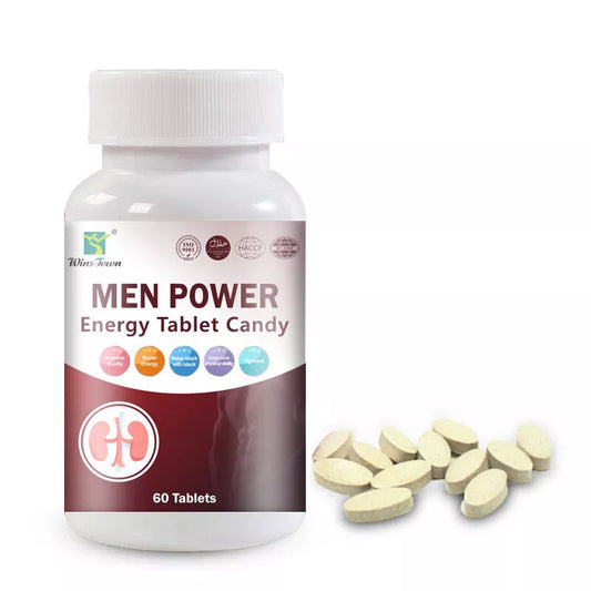 Winstown Men Power Tablet Candy — Natural Male Energy, Stamina & Performance Boost | Feel The Difference Fast!