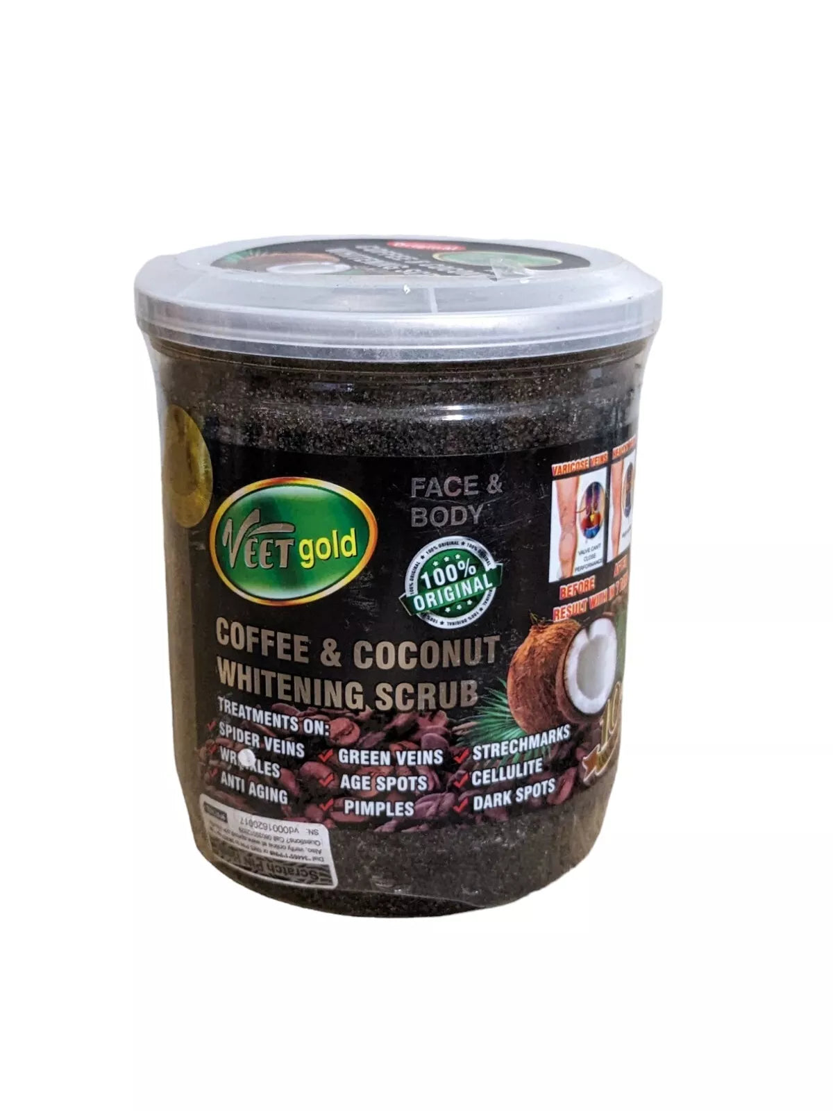 Veet Gold Coffee & Coconut Whitening Scrub