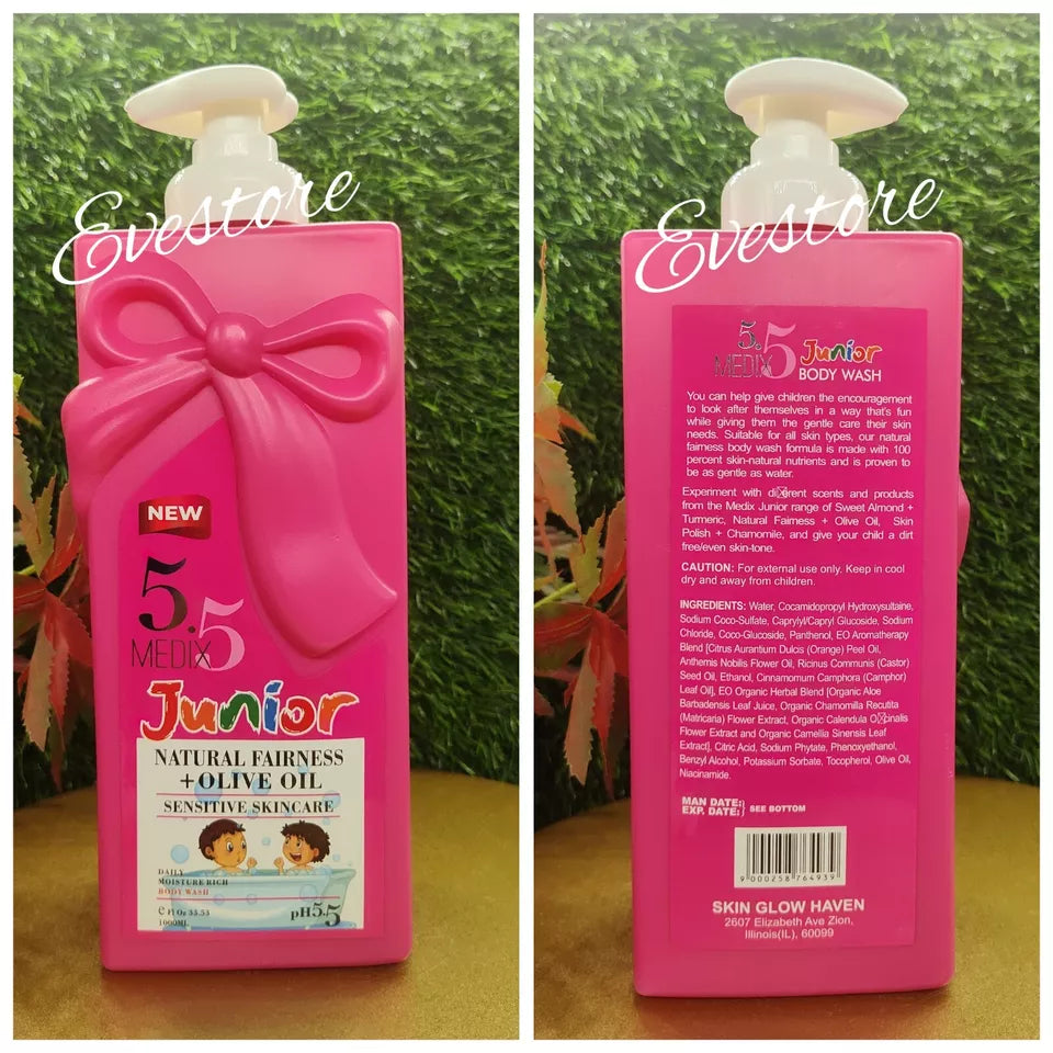 Medix 5.5 Junior Skin Fairness + Olive Oil Body Wash