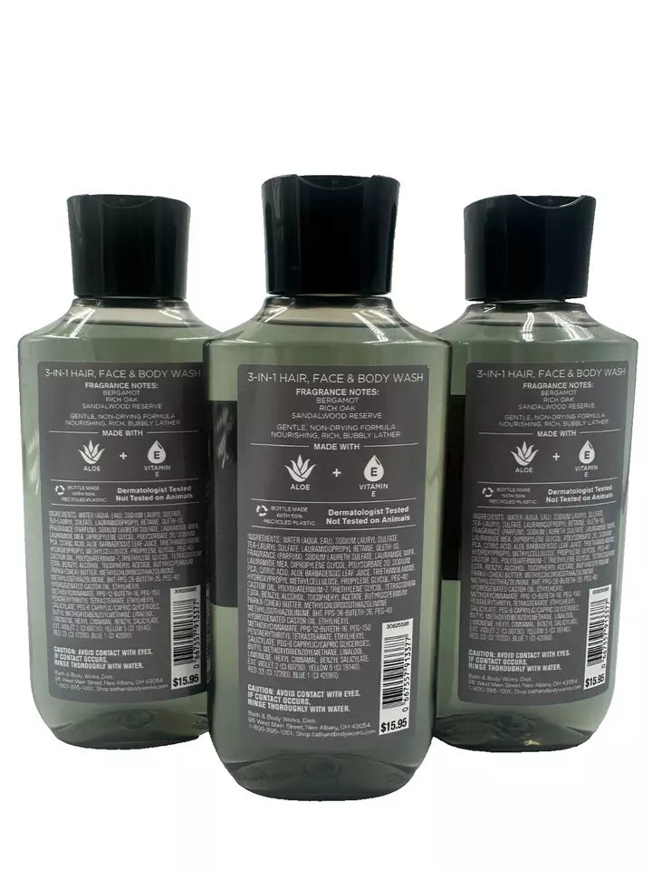 Bath & Body Works Gingham Legend 3-in-1 Hair, Face & Body Wash