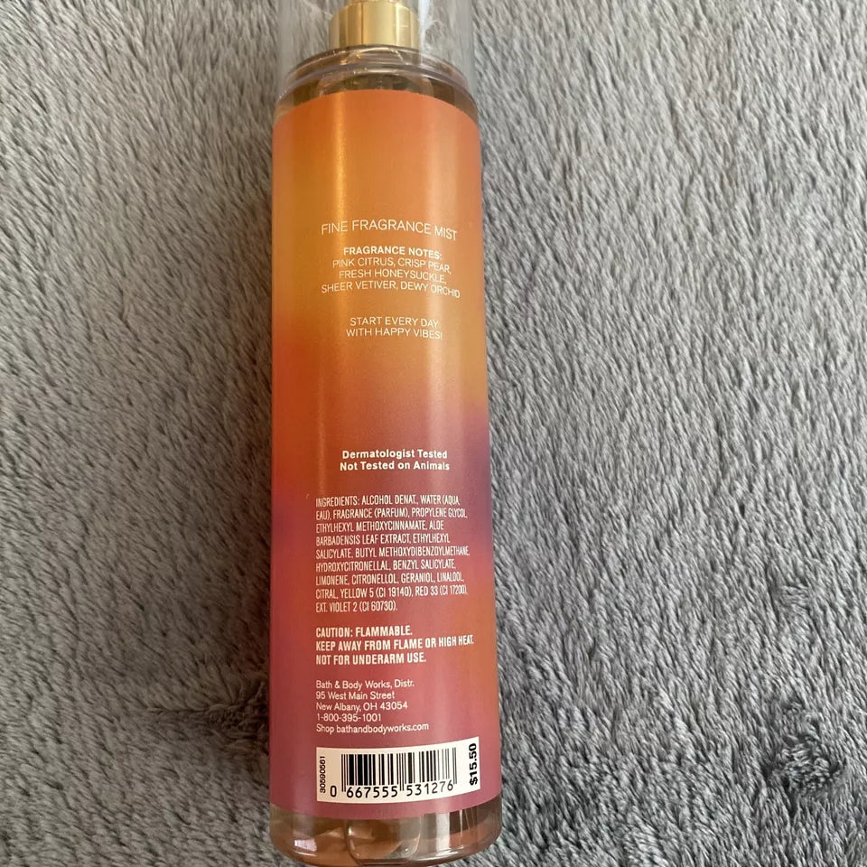 Bath & Body Works Happy Vibes Fine Fragrance Mist