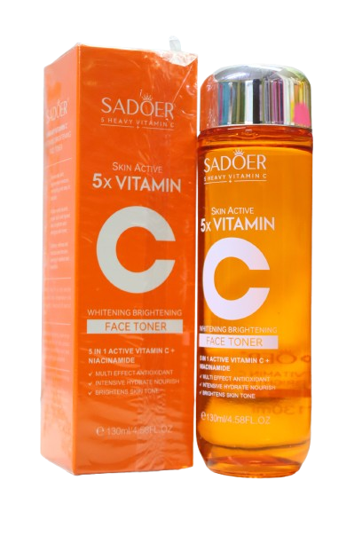 Sadoer 5 in 1 Active Vitamin C + Niacinamide Face Toner