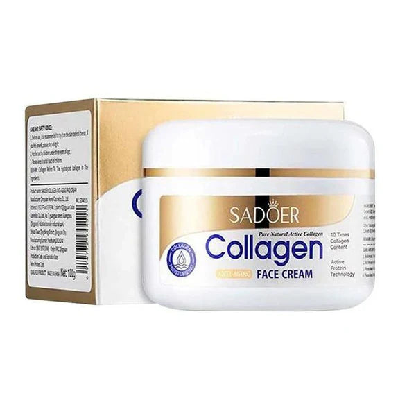 SADOER Natural Organic Collagen Hydrating Anti Aging Face Whitening Cream For All Skin (Copy)