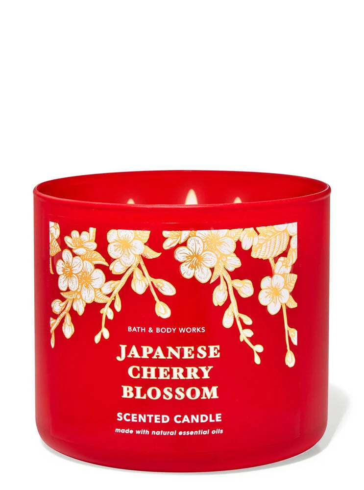 Bath & Body Works Japanese Cherry Blossom Scented Candle
