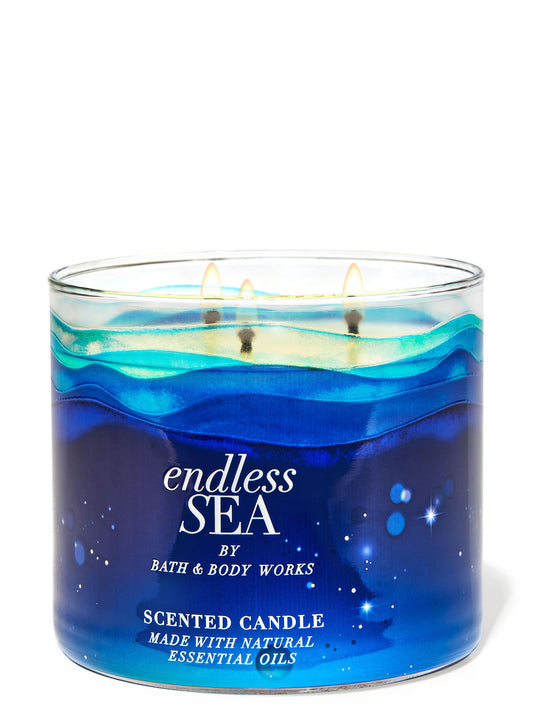 Bath & Body Works Endless Sea 3-Wick Candle