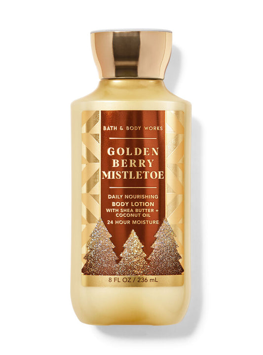 Bath & Body Works Golden Berry Mistletoe Daily Nourishing Body Lotion