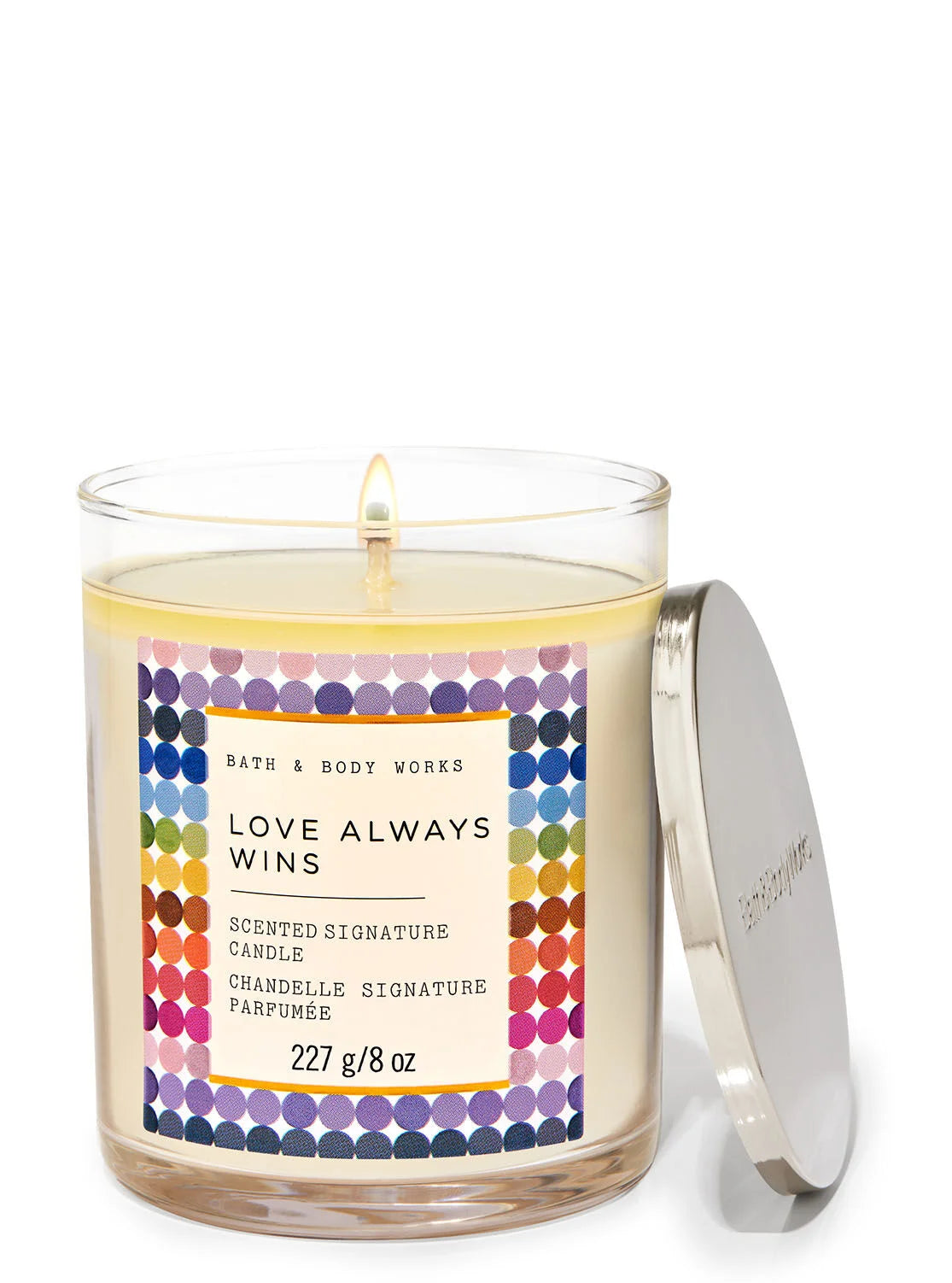 Bath & Body Works Love Always Wins Signature Single Wick Candle
