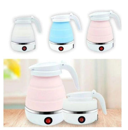 0.8 Litres Silicone Portable Foldable Travel Electric Water Kettle / Tea Pot