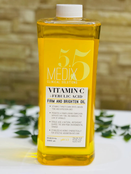 Medix 5.5 Vitamin C and Ferulic Acid Firming and Brightening Oil - 1000ml