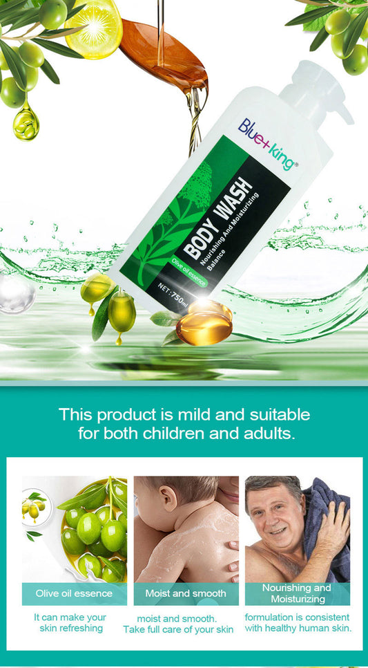 Blue King Body Wash Olive Oil Essence 750ml
