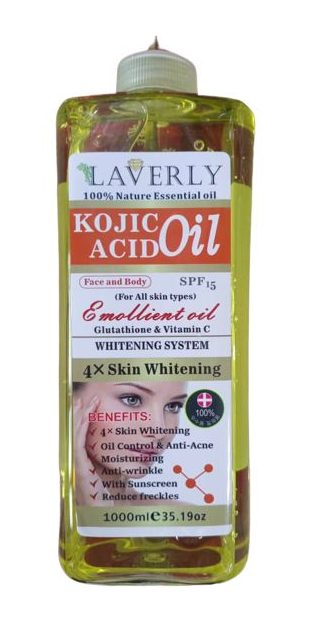 Laverly Kojic Acid Face and Body Oil (1000ml)