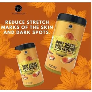 Porntharp Organic Body Scrub Bath Cream