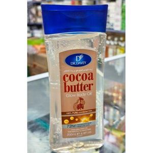 Dr. Davey Cocoa Butter Glow Body Oil With 100% Pure Cocoa Butter.