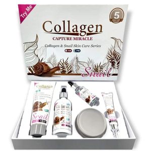 Snail Collagen Capture Miracle Collagen &Snail Skin Care Series, 5 Pc set