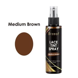 Brzeaf Medium Brown Lace Tint Spray For Wigs - 100ml