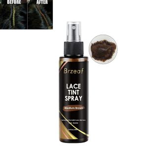 Brzeaf Medium Brown Lace Tint Spray For Wigs - 100ml