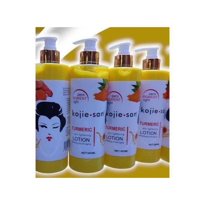 Kojie San Tumeric Skin Lightening whitening & Anti aging Acid Kojic Lotion-500ml