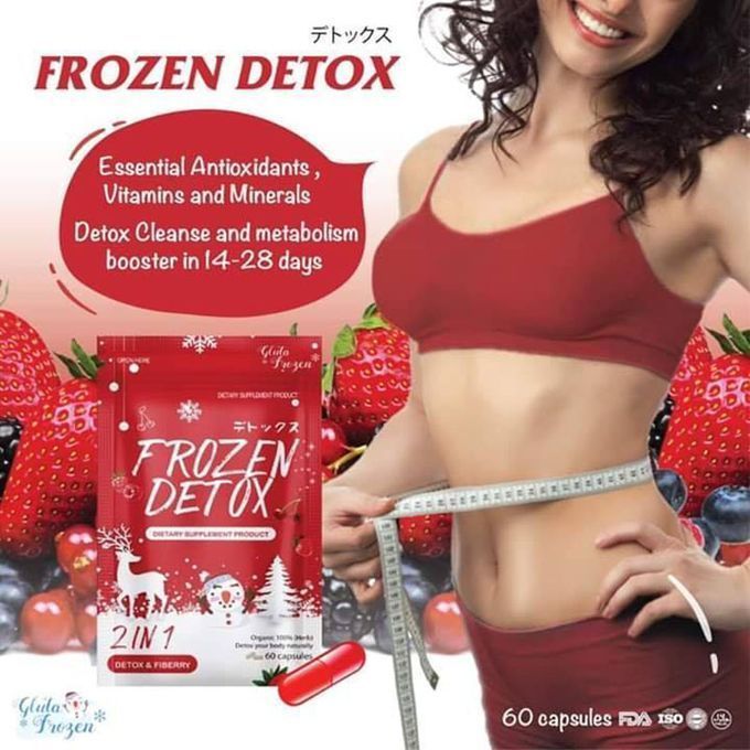 Frozen Detox Dietary Supplement 2 In 1 For Flat Tummy/Slimming/Weight Loss