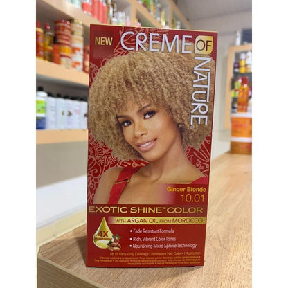 Creme Of Nature EXOTIC SHINE COLOUR HONEY BLONDE 10.0 WITH ARGAN OIL FROM MOROCCO