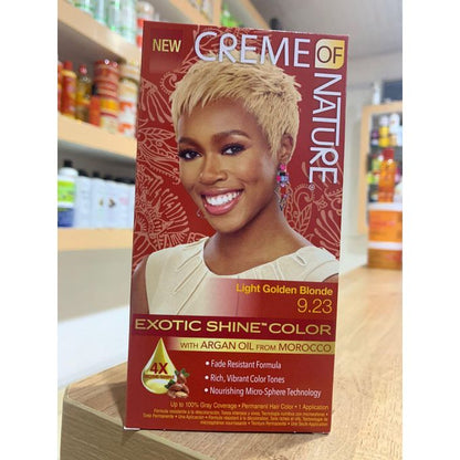 Creme Of Nature EXOTIC SHINE COLOUR HONEY BLONDE 10.0 WITH ARGAN OIL FROM MOROCCO