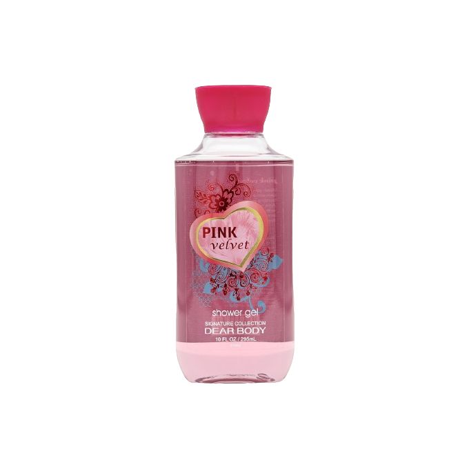 Dear Body Pink Velvet Shower Gel Comforting Body Wash.