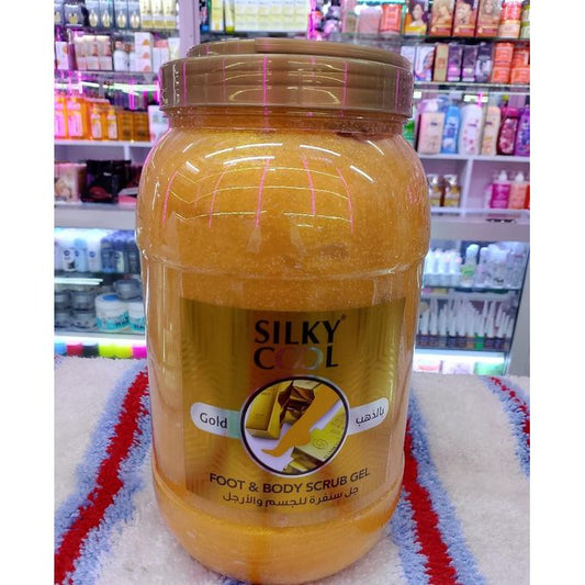 Silky Cool Gold Foot & Body Scrub Gel