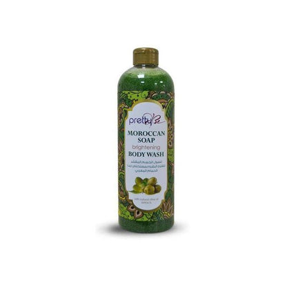 Pretty Be Moroccan Soap Brightening Body Wash with Natural Olive Oil Extracts (1000ml)