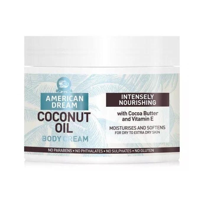American Dream Coconut Oil Body Cream, 500ml