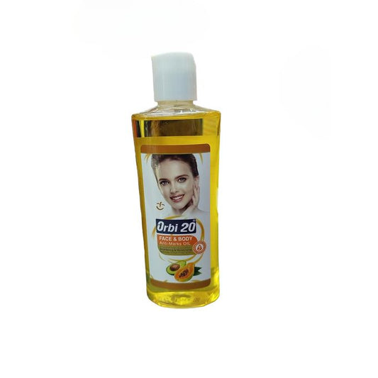 Orbi 20 Papaya & Avocado Anti-Marks Brightening & Moisturizing Face & Body Oil