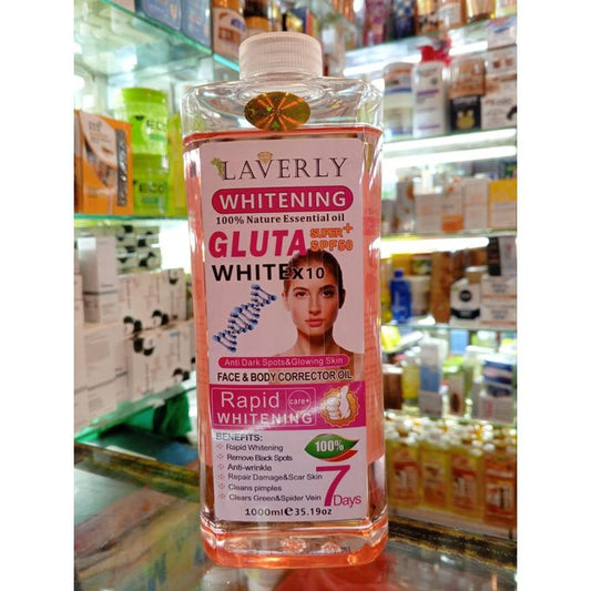 Laverly Gluta Whitex10 Face & Body Corrector Oil