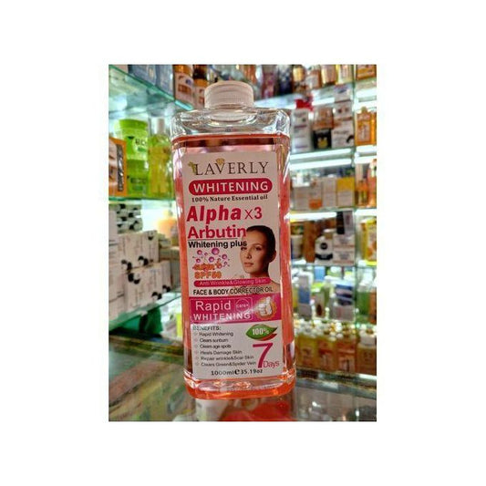 Laverly Alpha Arbutin Face and Body Corrector Oil (1000ml)