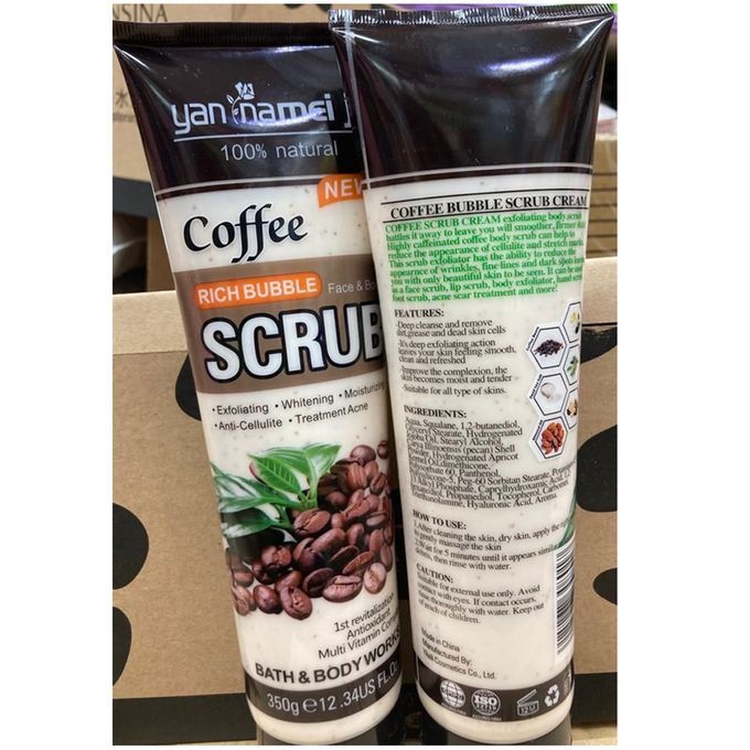 Yan Namei Ji Rich Rubble Coffee Scrub for Face & Body – 350g