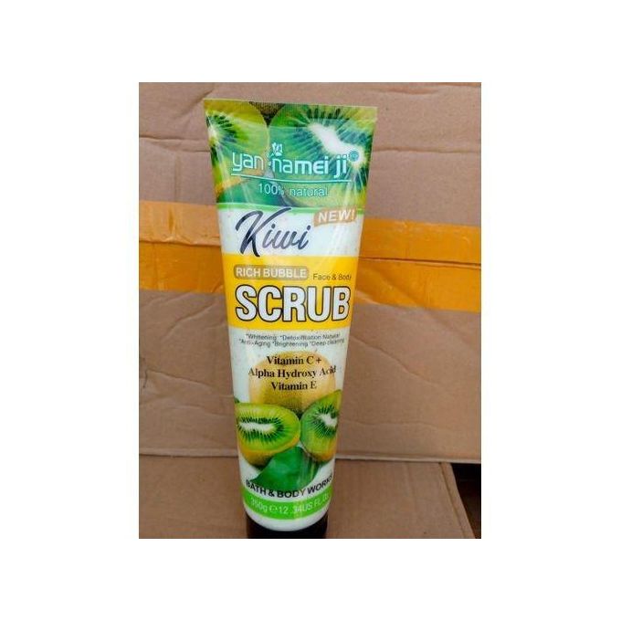 Yan Namei Ji Rich Bubble Kiwi Face & Body Scrub