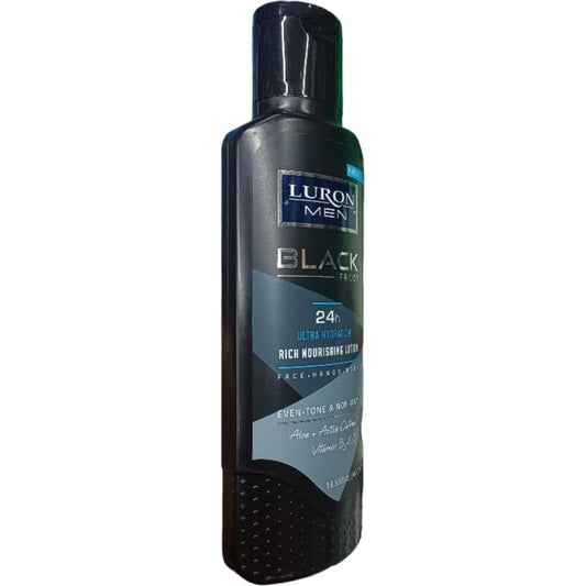 Luron MEN Black Frost 24 Hour Ultra Hydration Rich Nourishing Lotion