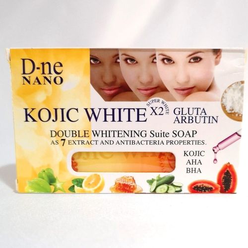 D-Ne Nano Kojic White Gluta Arbutin Double Whitening Suite Soap