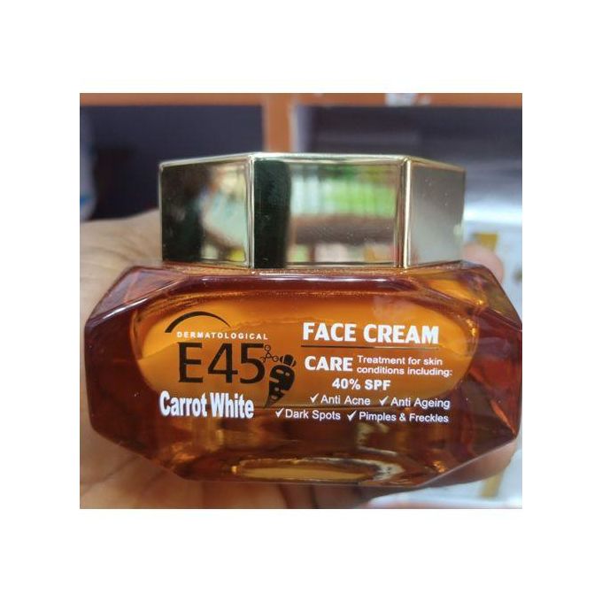 E45 Carrot White Face Cream with SPF 40