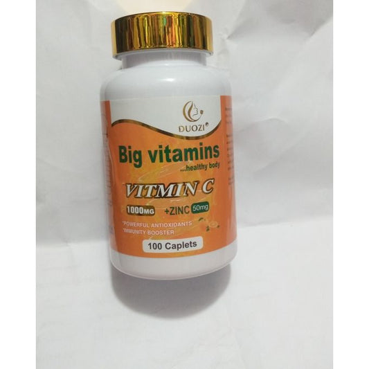 Duozi Big Vitamin C with Zinc 1000 mg – 100 Caplets